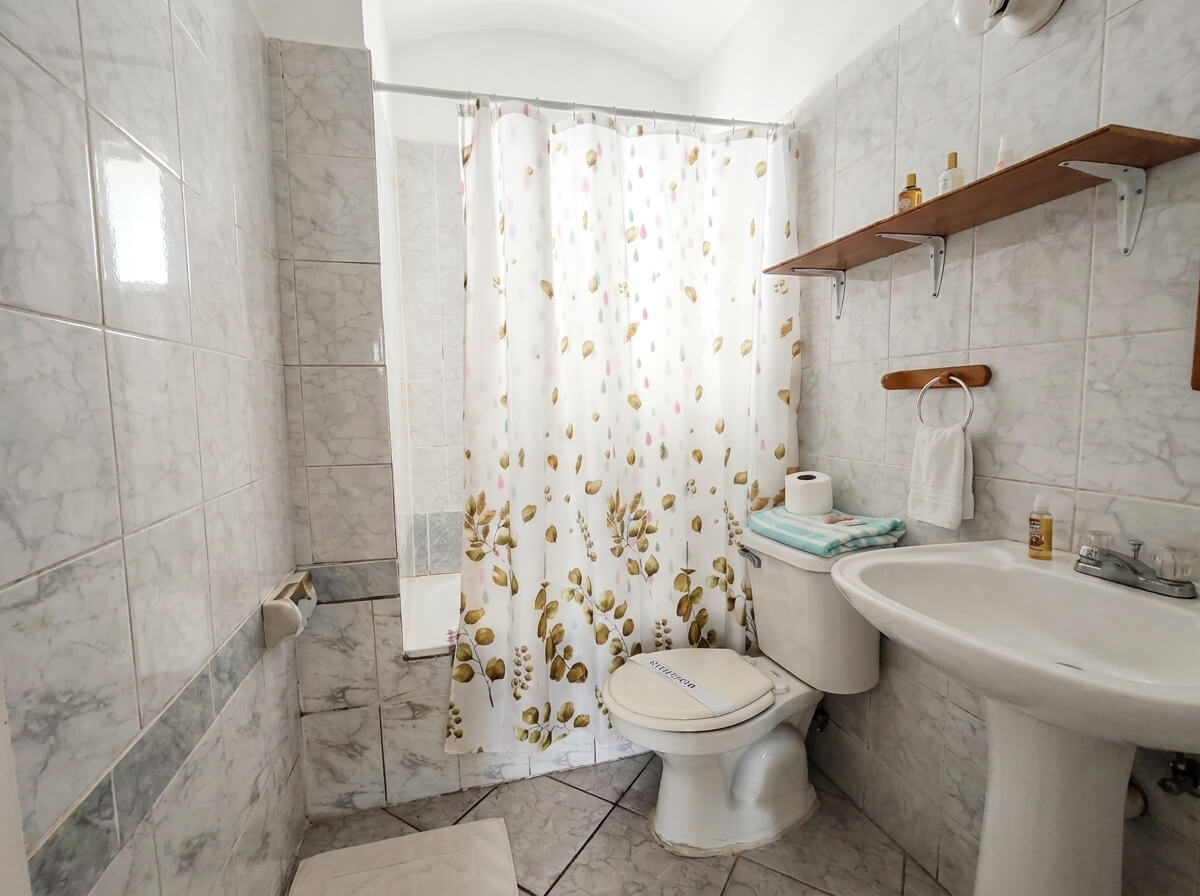 Baño privado de una cabaña